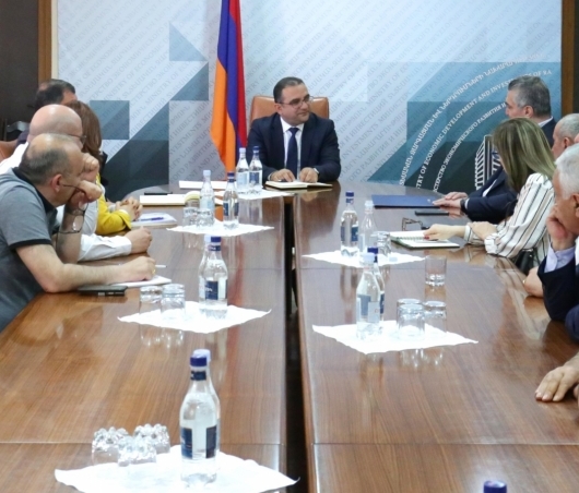 MEETING WITH THE MINISTER TIGRAN KHACHATRYAN